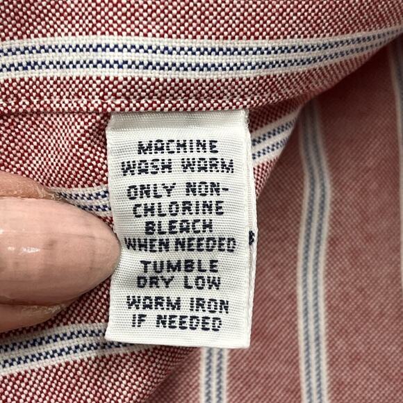 Vintage Ralph Lauren Mens Custom Fit Long Sleeve XXL Button Down Pink Preppy - Picture 8 of 11